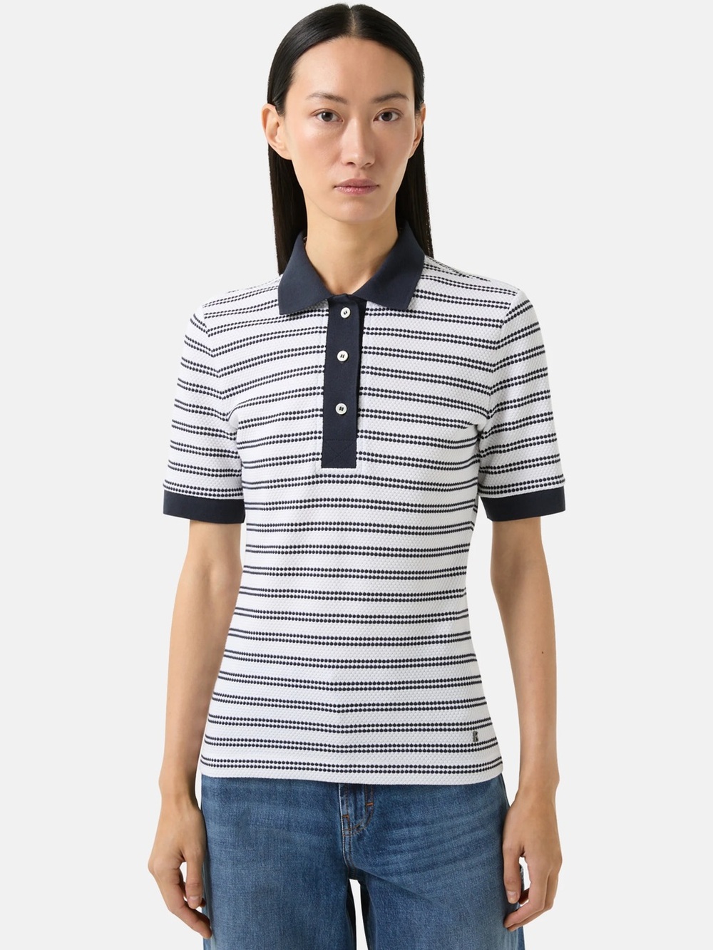Bogner Wendy polo shirt navy size 4